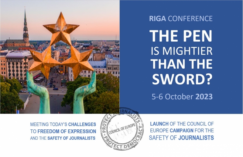 Riga Conference The Pen Is Mightier than the Sword 5-6 October