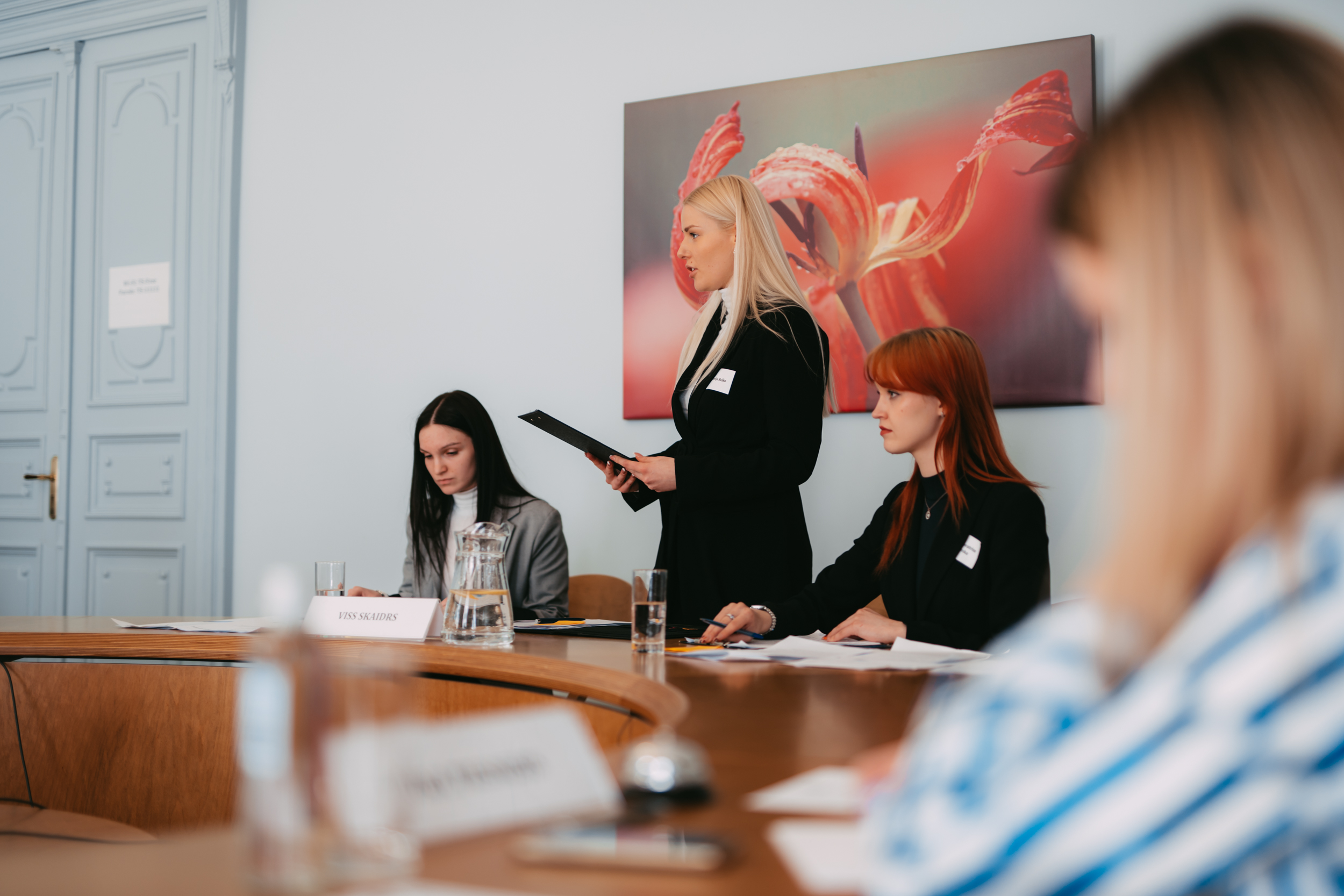 Latvijas Universitātes komanda “Viss skaidrs” - Loreta Čabovska, Annija Ruško un Sanija Beatrise Barinska