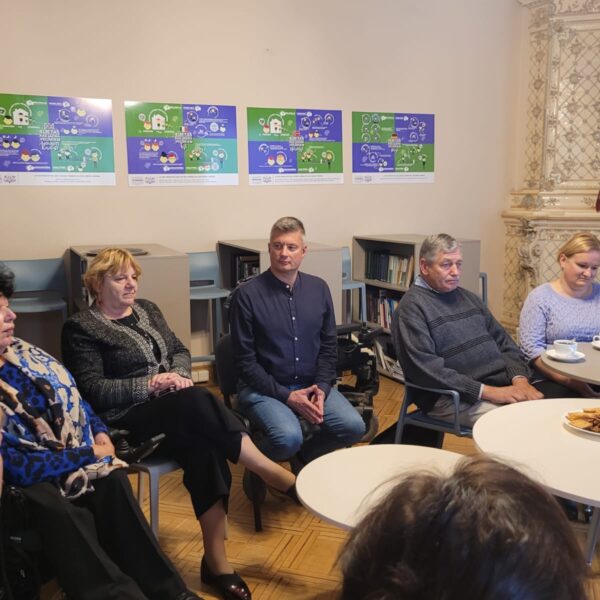 Tikšanās ar cilvēkus ar invaliditāti pārstāvošajām NVO Tiesībsarga birojā, NVO pārstāvji
