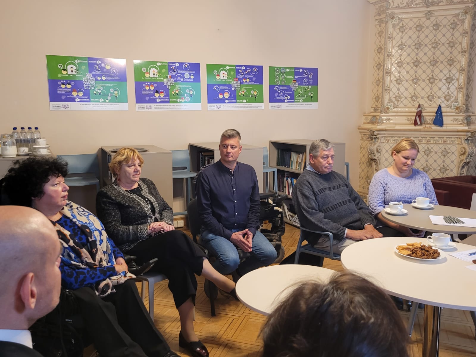 Tikšanās ar cilvēkus ar invaliditāti pārstāvošajām NVO Tiesībsarga birojā, NVO pārstāvji