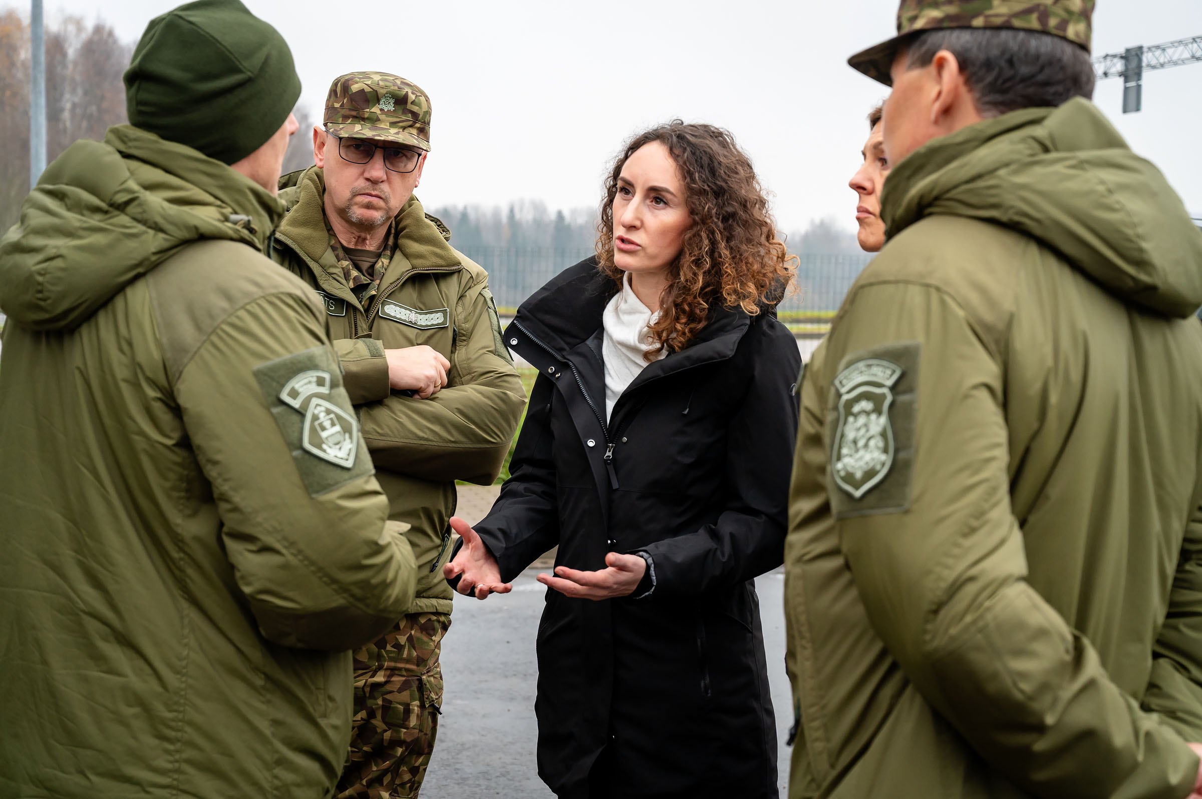 Tiesībsardzes Karinas Palkovas un tiesībsardzes vietnieces Inetas Piļānes vizīte Valsts robežsardzes Daugavpils pārvaldē