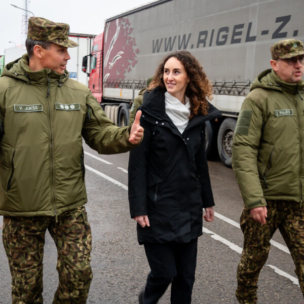 Tiesībsardzes Karinas Palkovas vizīte Valsts robežsardzes Daugavpils pārvaldē