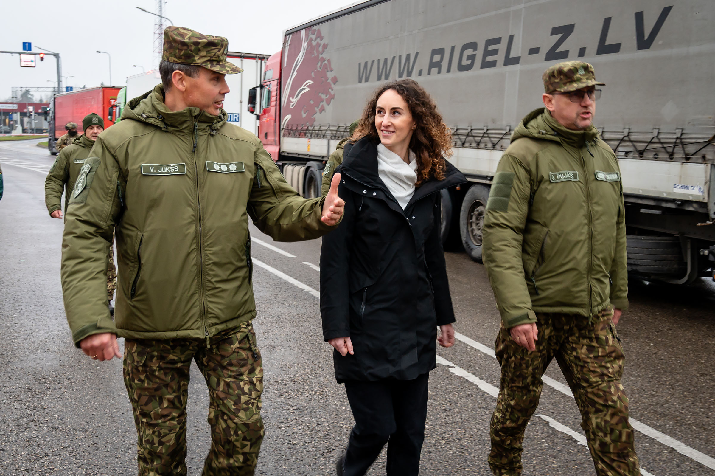 Tiesībsardzes Karinas Palkovas vizīte Valsts robežsardzes Daugavpils pārvaldē