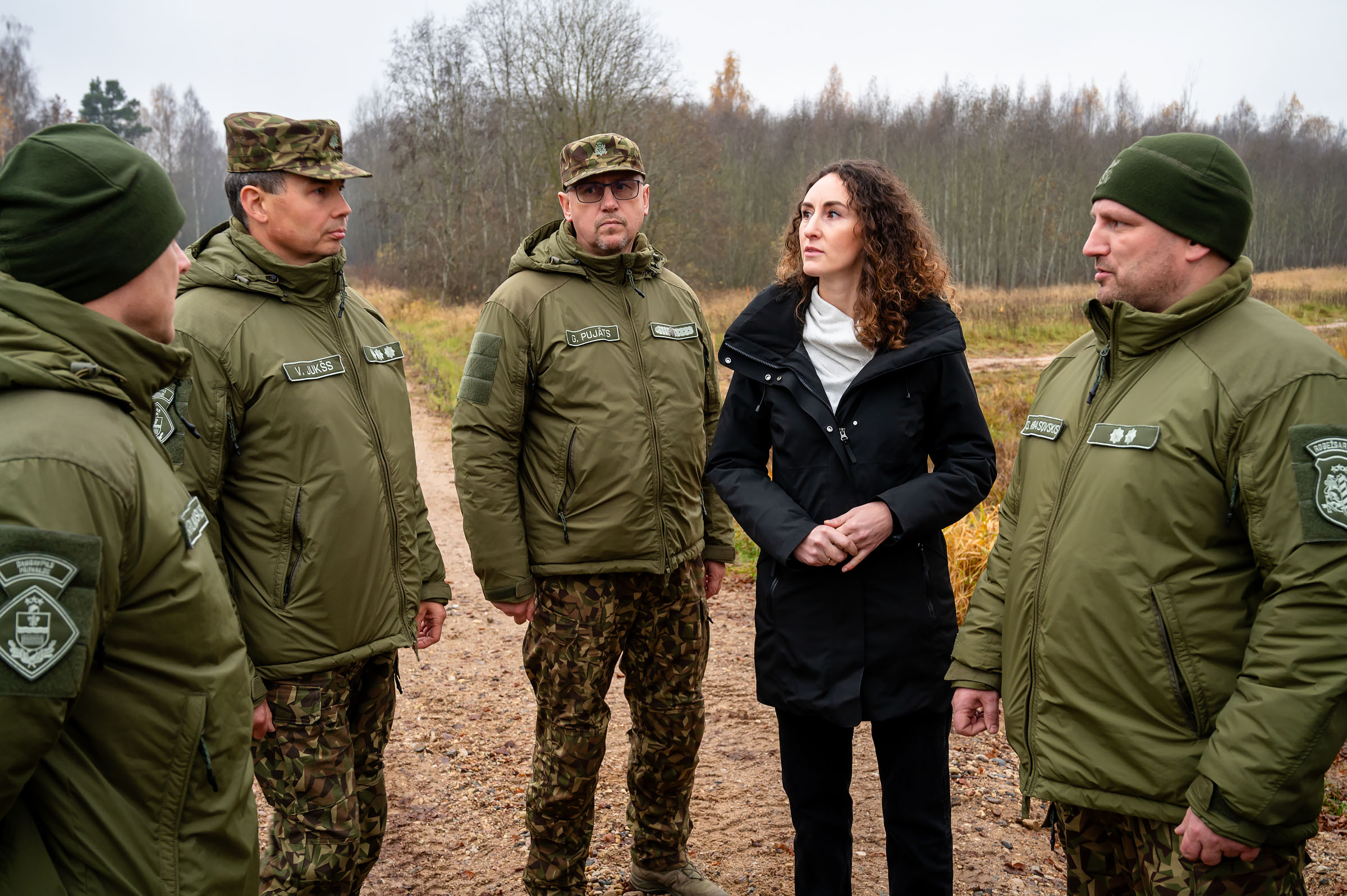 Tiesībsardzes Karinas Palkovas vizīte Valsts robežsardzes Daugavpils pārvaldē