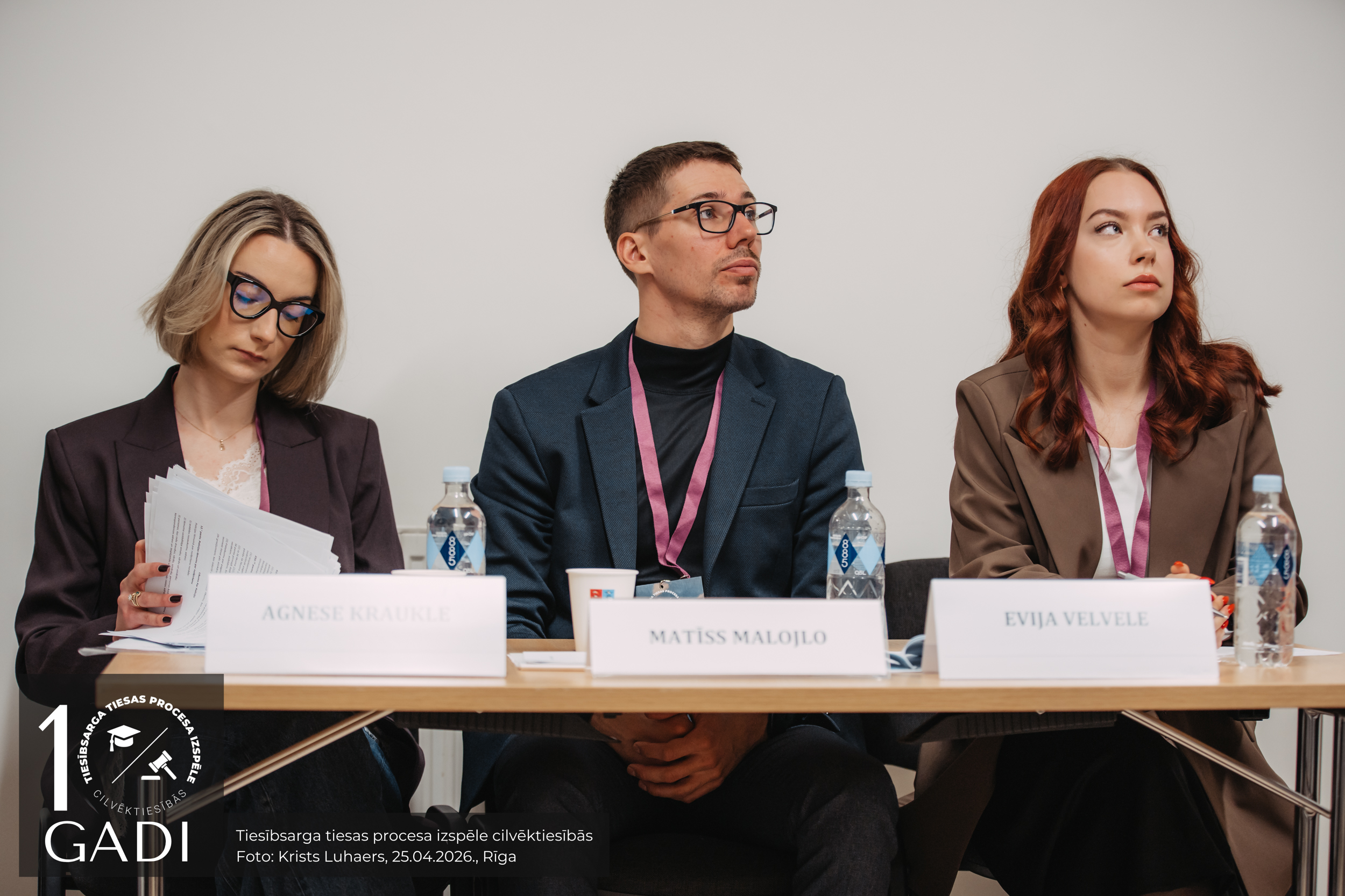 Izspēles tiesneši: Agnese Kraukle, Matīss Malojlo un Evija Velvele