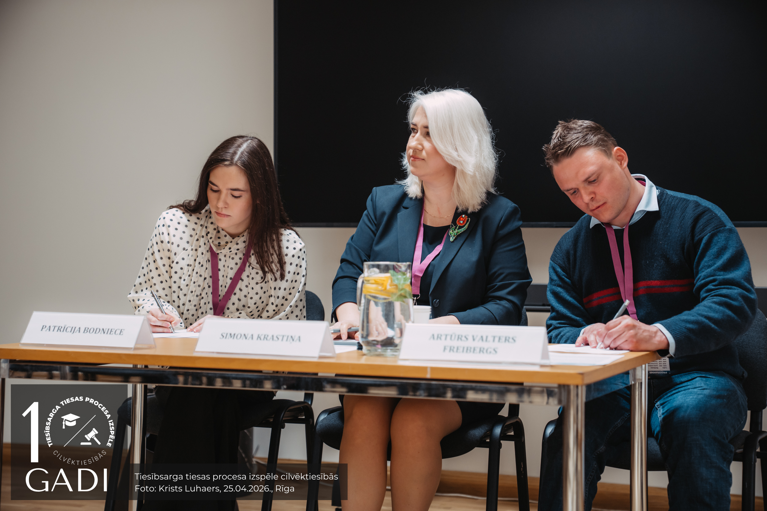 Izspēles tiesneši: Patrīcija Bodniece, Simona Krastiņa un Artūrs Valters Freibergs