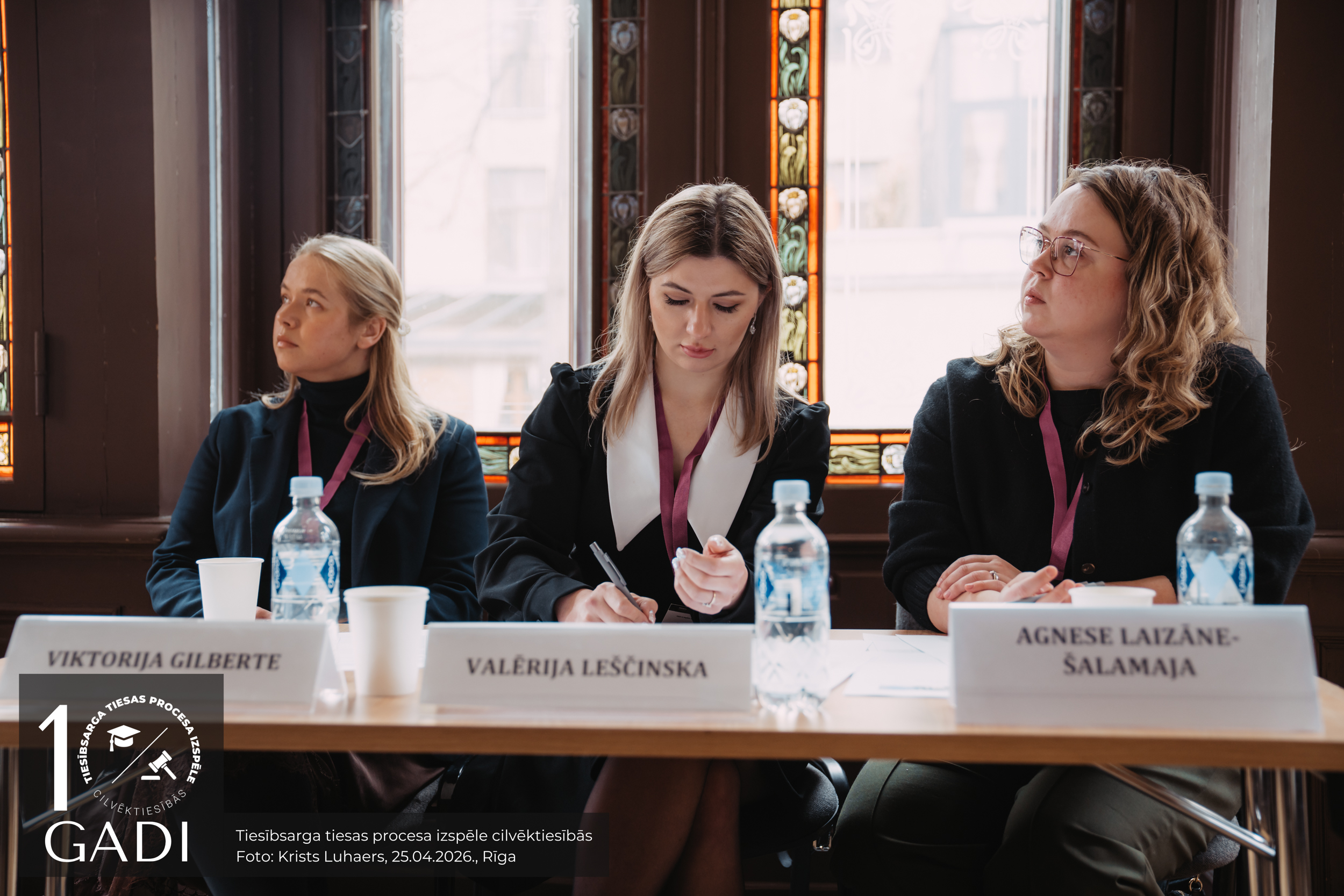 Izspēles tiesneses: Viktorija Gilberte, Valērija Leščinska un Agnese Laizāne-Šalamaja