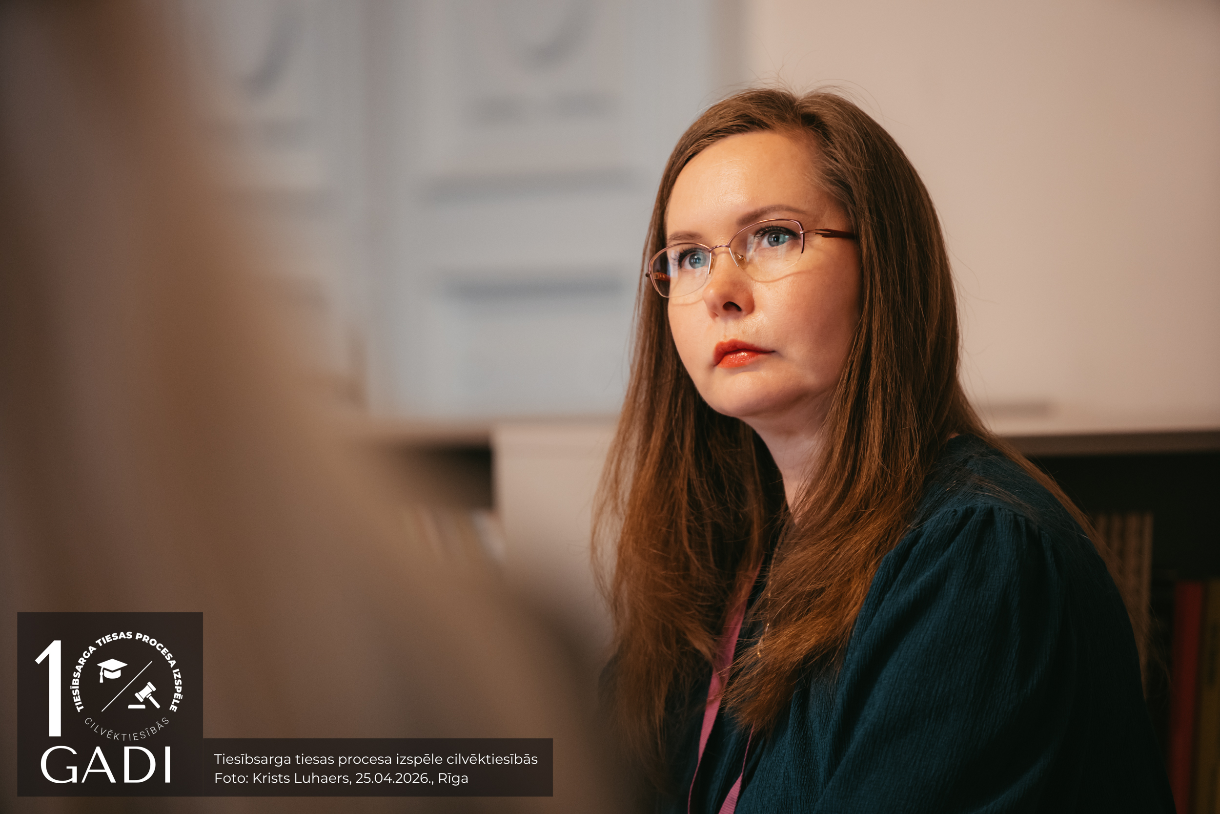 Pusfināla laika tiesnese Ieva Grišāne