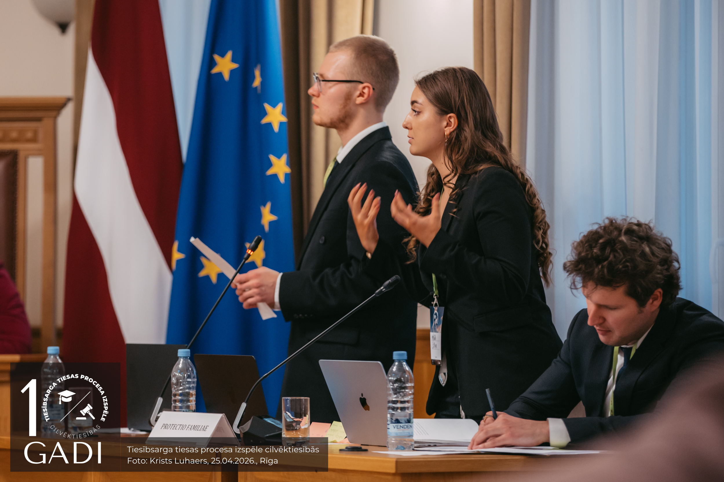 Finālisti, Latvijas Universitātes komanda “Protectio familiae”- Daniils Rudass, Keita Šiliņa, Arnis Žilvinskis