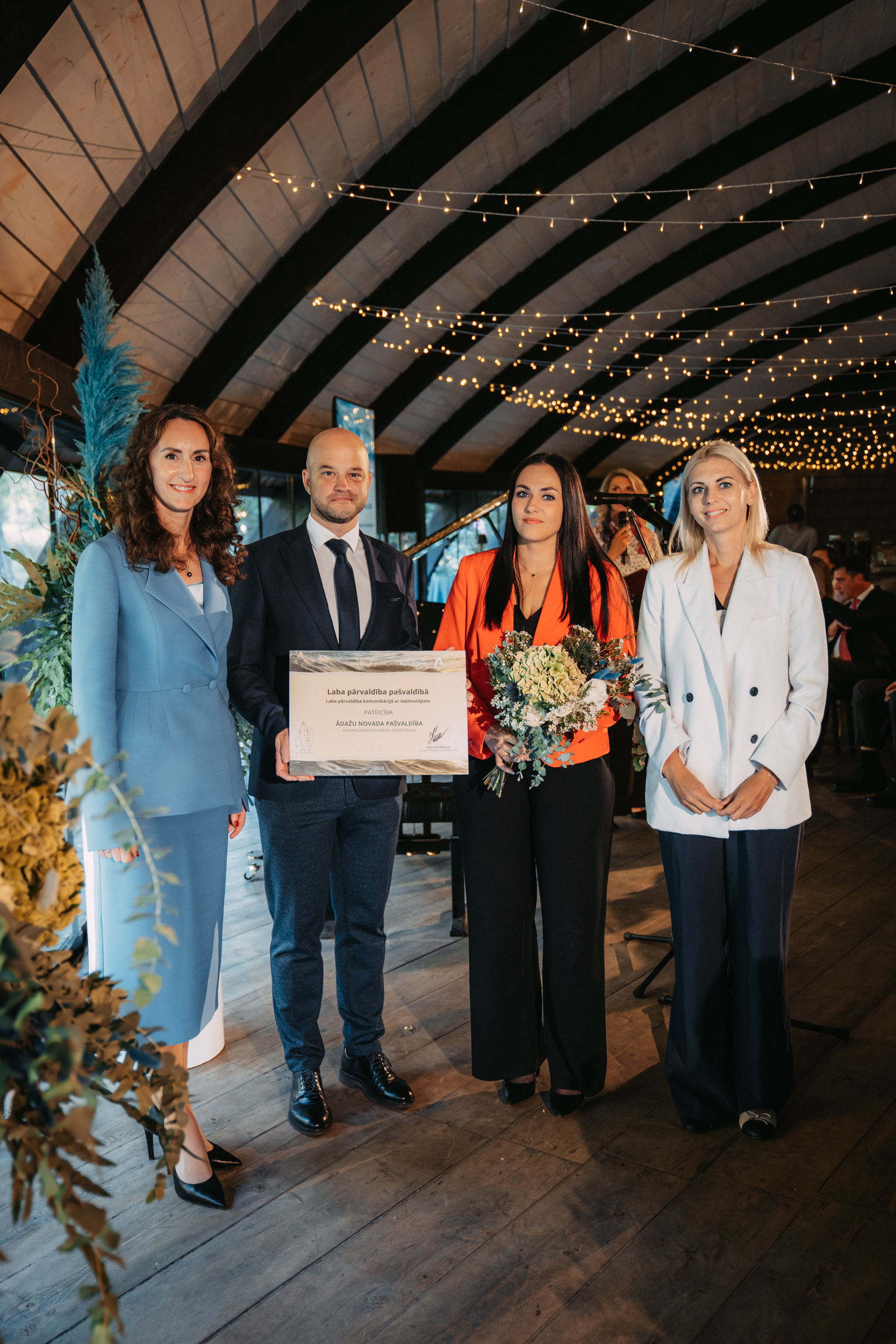 Tiesībsardze Karina Palkova, Ādažu novada pašvaldības domes priekšsēdētājs Gatis Miglāns un Kopienu eksperte Mārīte Kiselevska, Latvijas pilsoniskās alianses direktore Kristīne Zonberga